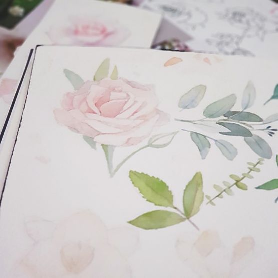 Bettwäsche mit füllenden Nachtblumen