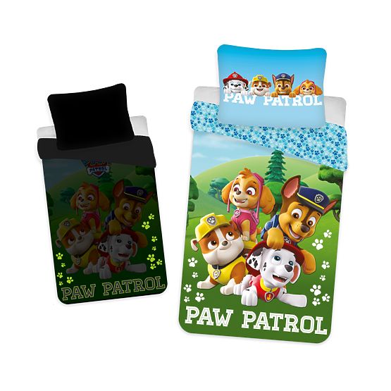 Bettwäsche mit Leuchteffekt Paw Patrol 140 x 200 cm + 70 x 90 cm