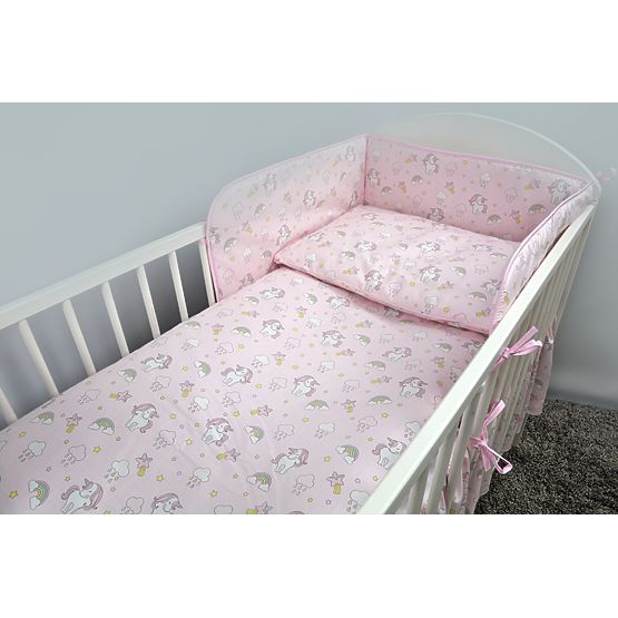 Bettwäsche-Set 120x90 cm PONY - rosa