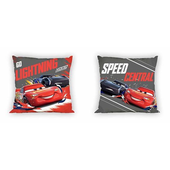 Bezug  Kissen 40x40 Cars - Blitz McQueen a Jackson Donner