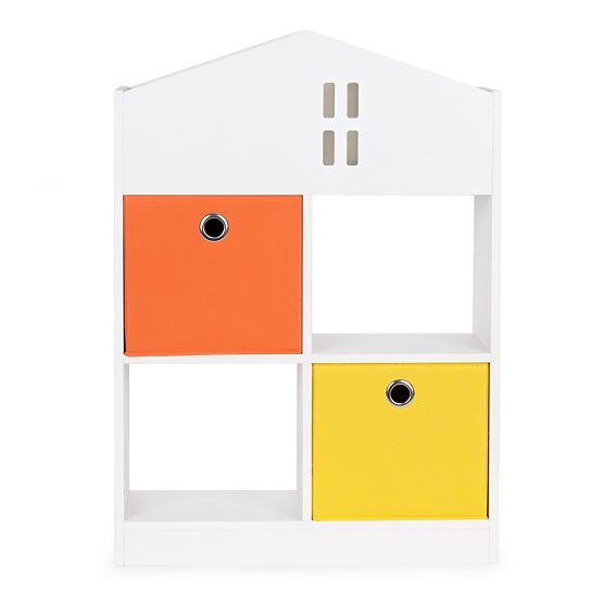 Bibliothek mit Organisatoren - kleines Haus