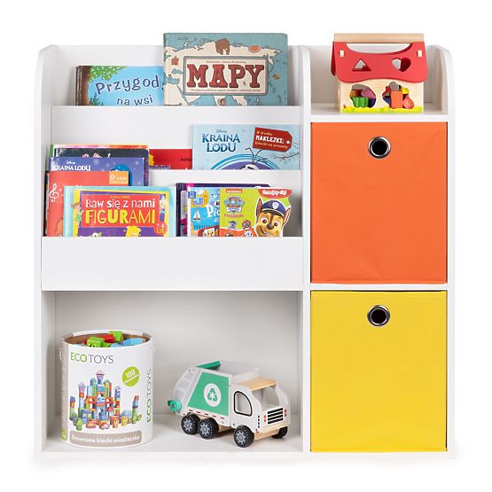 Bibliothek mit Organisatoren