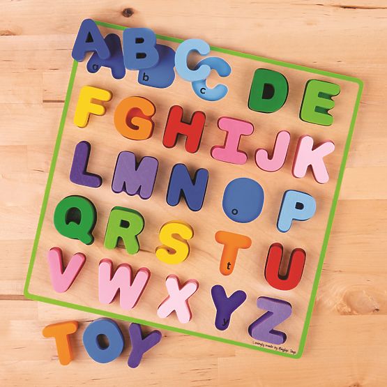Großbuchstaben des Bigjigs Baby-Alphabets