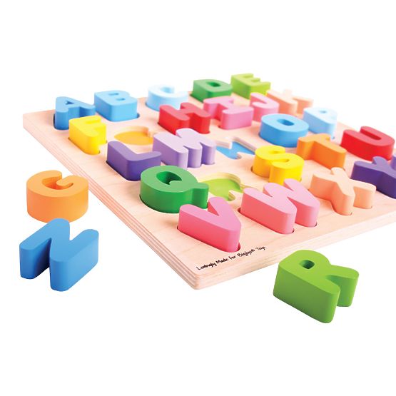 Großbuchstaben des Bigjigs Baby-Alphabets