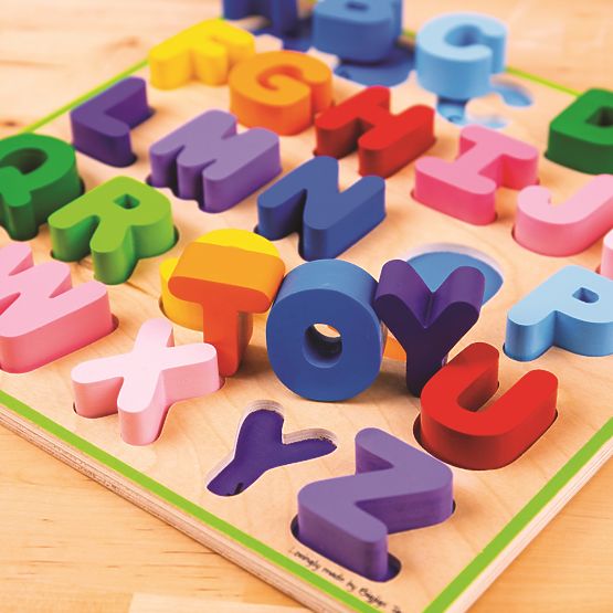 Großbuchstaben des Bigjigs Baby-Alphabets