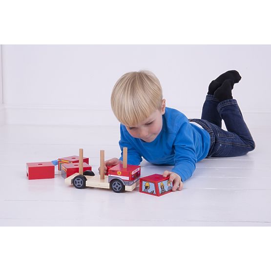 Bigjigs Baby Feuerwehr-Steckspiel