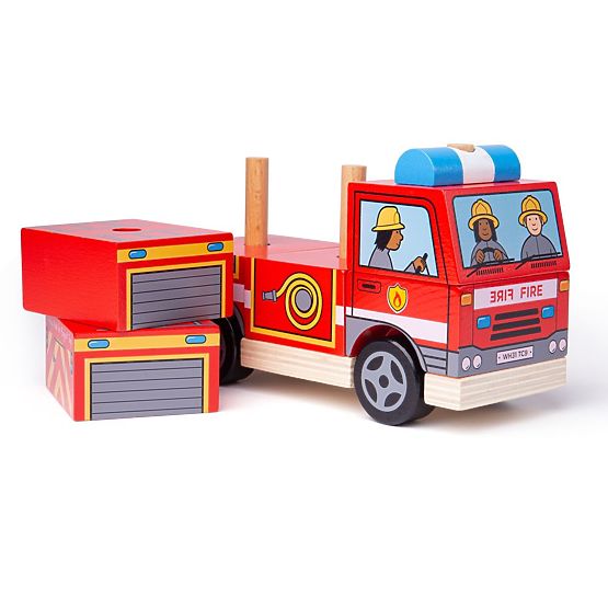 Bigjigs Baby Feuerwehr-Steckspiel