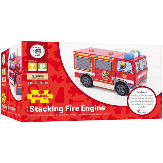 Bigjigs Baby Feuerwehr-Steckspiel