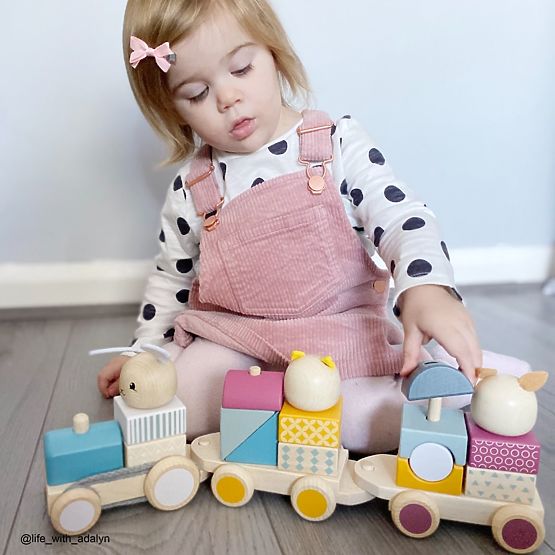 Bigjigs Baby Holzzug mit Tieren - beschädigte Verpackung