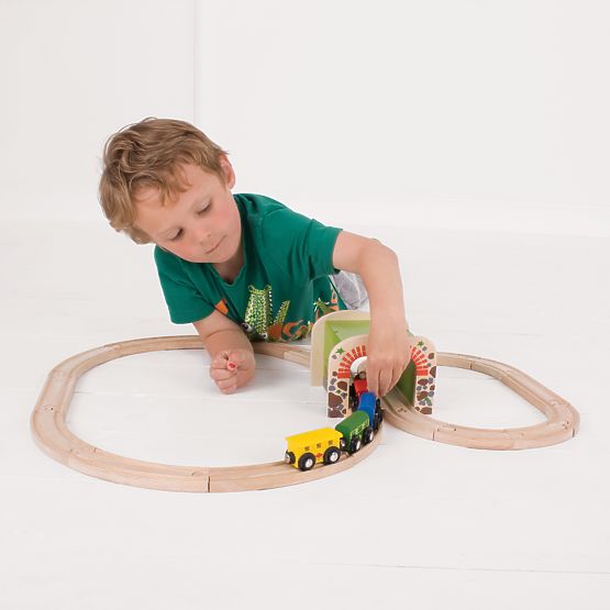 Bigjigs Rail Doppelter Eisenbahntunnel