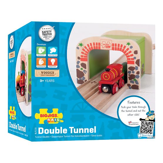 Bigjigs Rail Doppelter Eisenbahntunnel