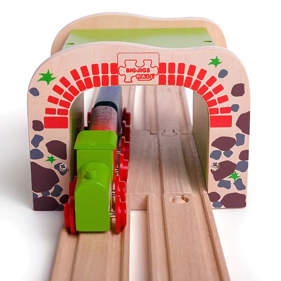Bigjigs Rail Doppelter Eisenbahntunnel