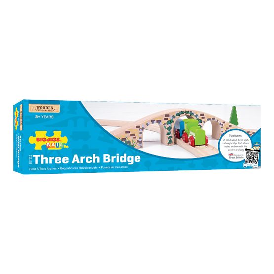 Bigjigs Rail Eisenbahnbrücke aus Holz