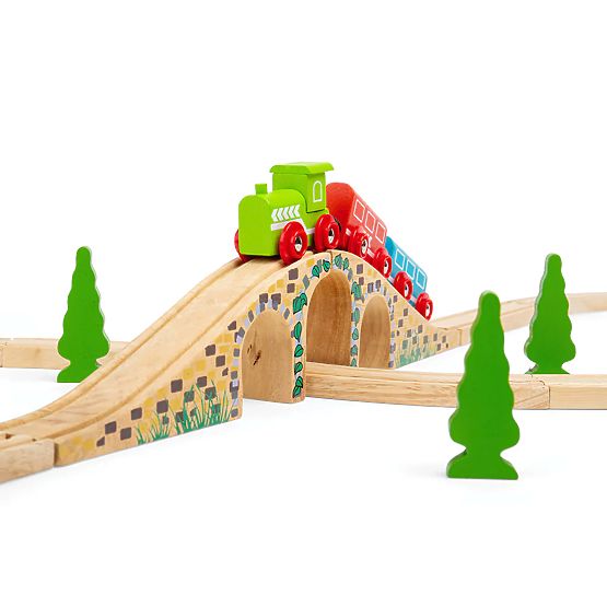 Bigjigs Rail Eisenbahnbrücke aus Holz