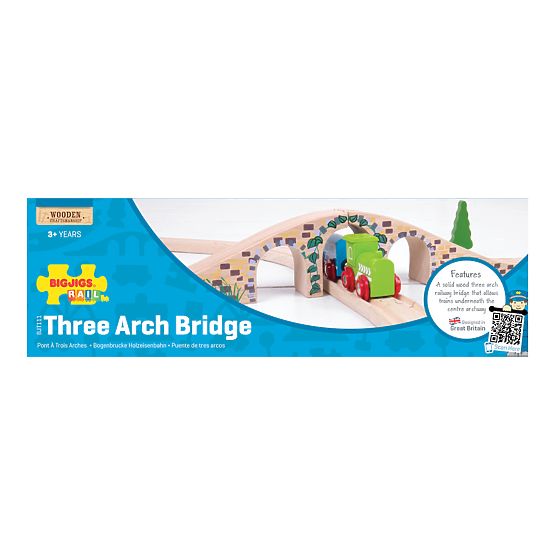 Bigjigs Rail Eisenbahnbrücke aus Holz