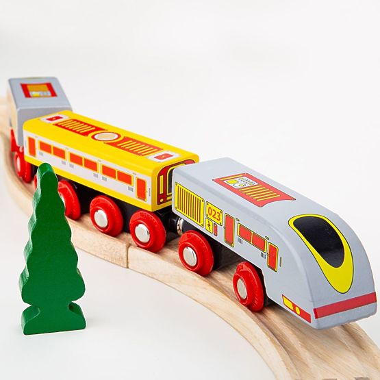 Bigjigs Rail Eurostar Express + 3 Gleise