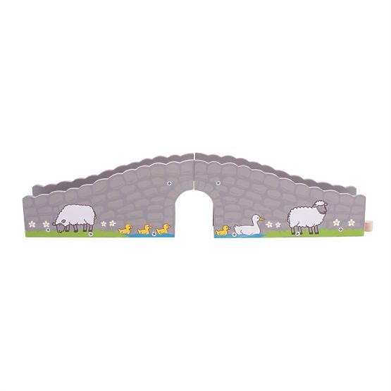 Bigjigs Rail Farm Brücke mit Tunnel
