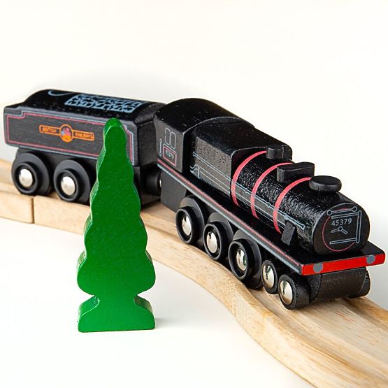 Bigjigs Rail Holznachbildung der Lokomotive Black 5