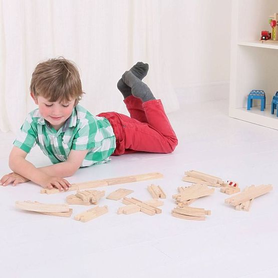 Bigjigs Rail Holzschienen Set 25 Teile