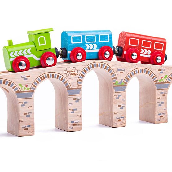 Bigjigs Rail Lange Eisenbahnbrücke