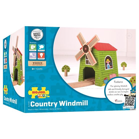 Bigjigs Schienenwindmühle