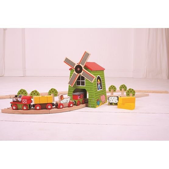 Bigjigs Schienenwindmühle