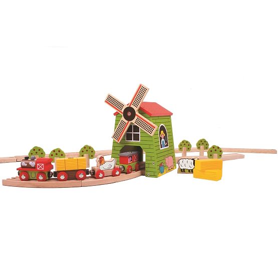 Bigjigs Schienenwindmühle