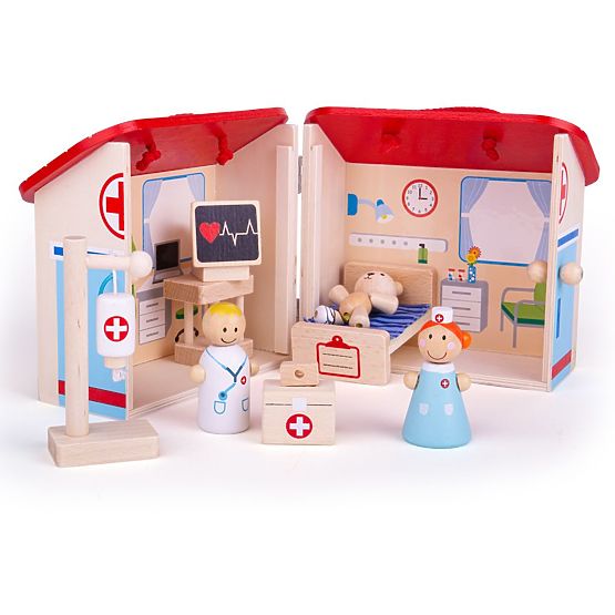 Bigjigs Toys Bärenkrankenhaus