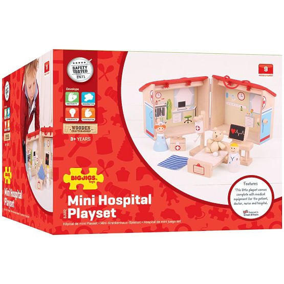 Bigjigs Toys Bärenkrankenhaus