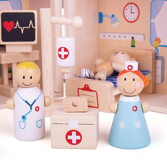 Bigjigs Toys Bärenkrankenhaus