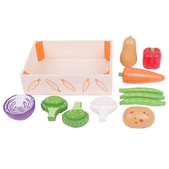 Bigjigs Toys Box mit Gemüse