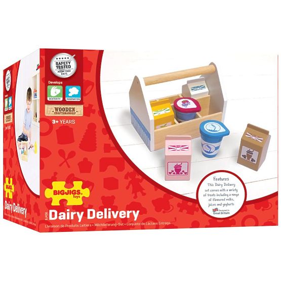 Bigjigs Toys Cocktail-Produkte in einer tragbaren Box