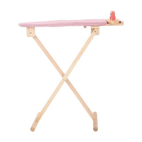 Bigjigs Toys Holz-Bügelbrett mit Bügeleisen