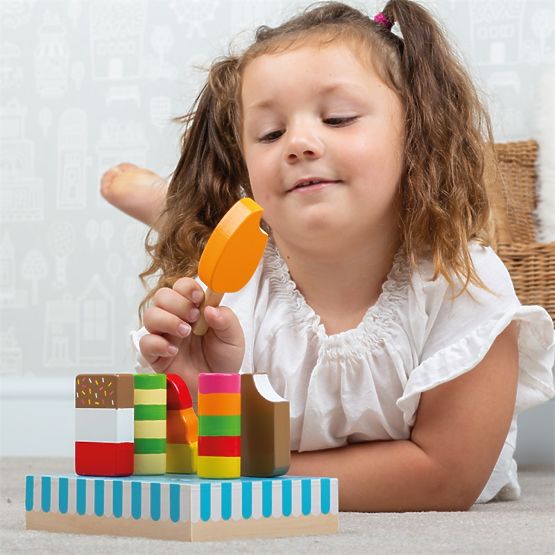 Bigjigs Toys Holz-Eislutscher