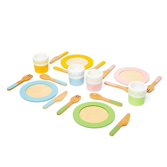Bigjigs Toys Holz Servierset