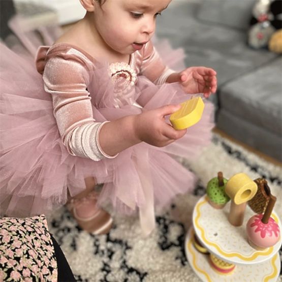 Bigjigs Toys Holzständer mit süßen Leckereien