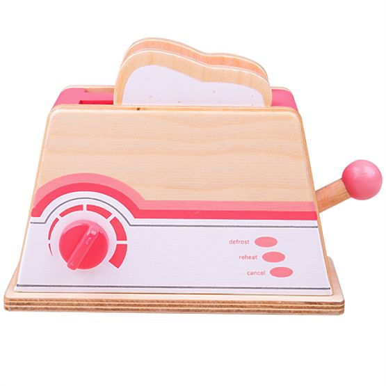 Bigjigs Toys Holztoaster rosa - beschädigte Verpackung