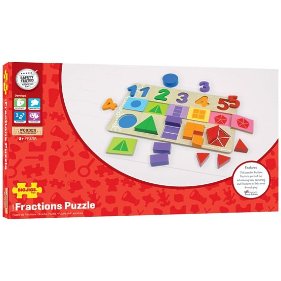 Bigjigs Toys Didaktisches Brett Zahlen, Farben, Formen