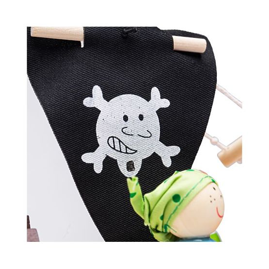Bigjigs Toys Piratenschiff mit Piraten