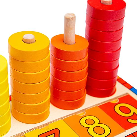 Bigjigs Toys Puzzle-Brett mit Zahlen