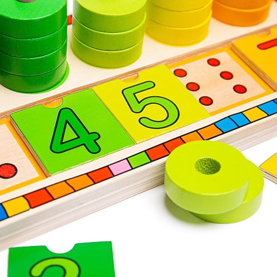 Bigjigs Toys Puzzle-Brett mit Zahlen