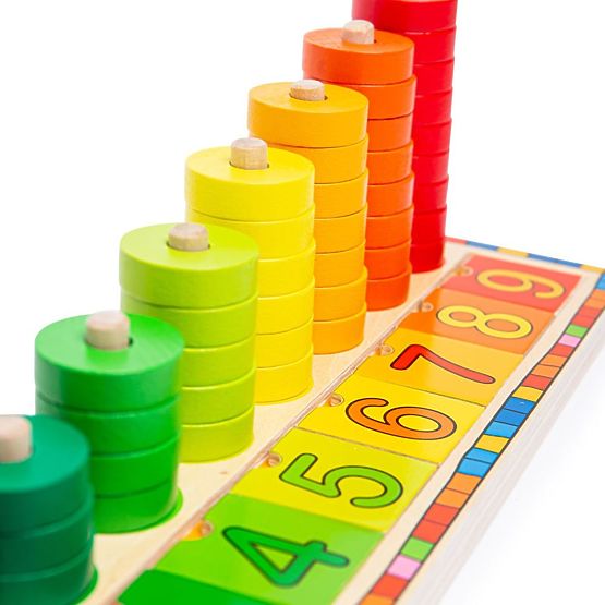 Bigjigs Toys Puzzle-Brett mit Zahlen