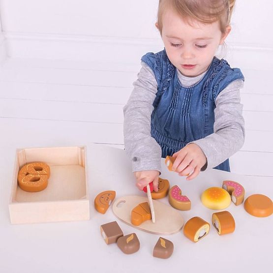 Bigjigs Toys Schneidegebäck in einer Schachtel