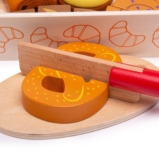 Bigjigs Toys Schneidegebäck in einer Schachtel