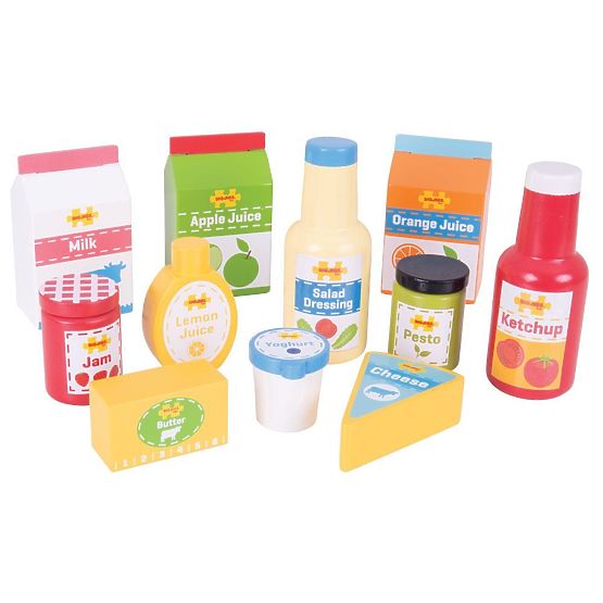 Bigjigs Toys Set frischer Lebensmittel