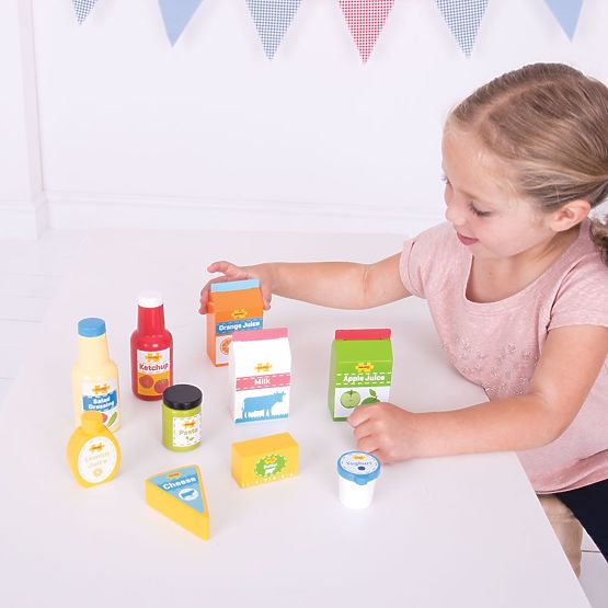 Bigjigs Toys Set frischer Lebensmittel