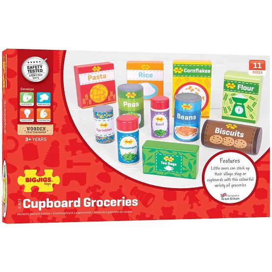 Bigjigs Toys Set haltbarer Lebensmittel