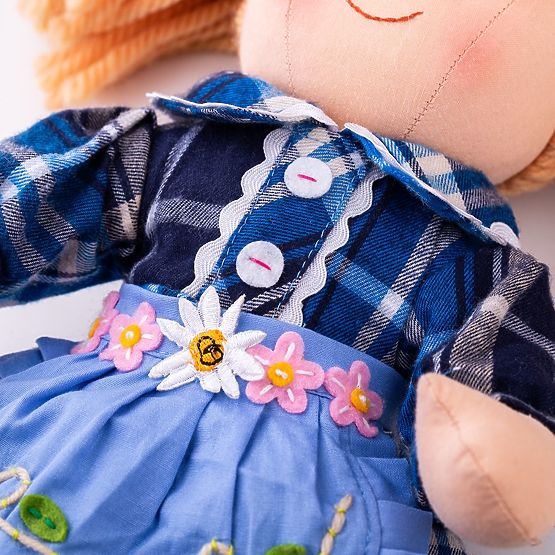Bigjigs Toys Stoffpuppe Katie 34 cm