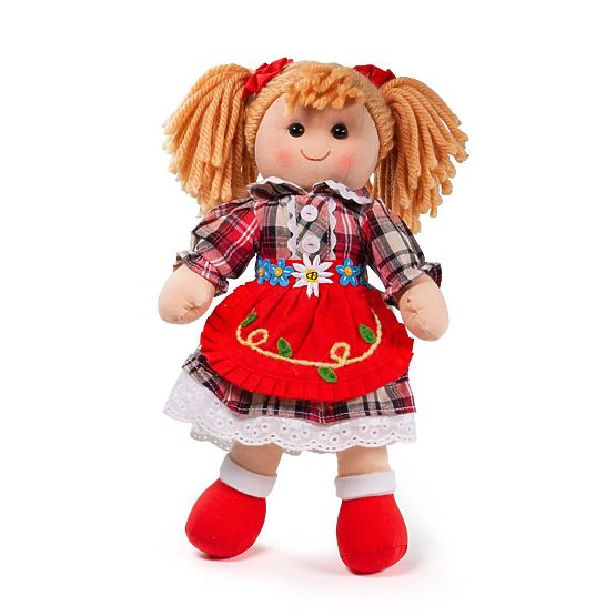 Bigjigs Toys Stoffpuppe Mandie 34 cm