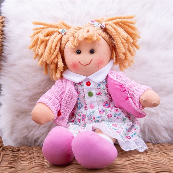 Bigjigs Toys Stoffpuppe Poppy 28 cm